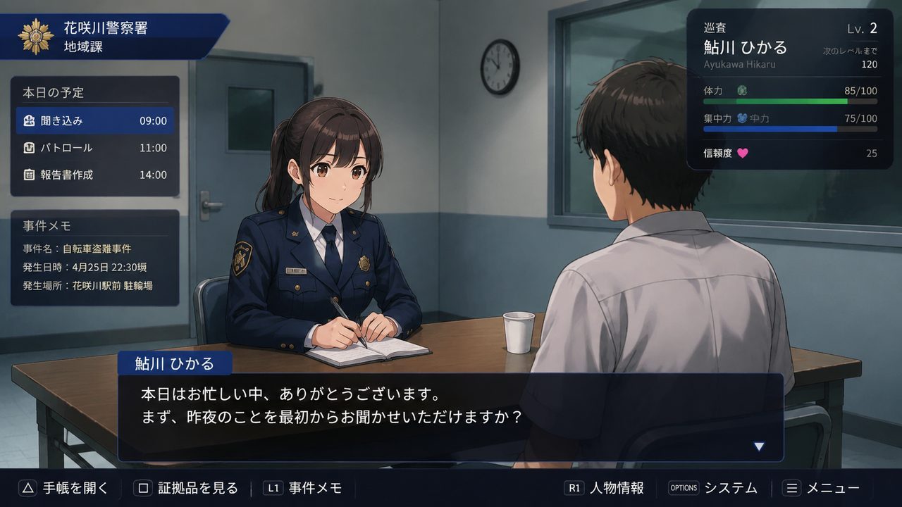 极道无赖EX 女警鮎川光 实机画面 展示图 5