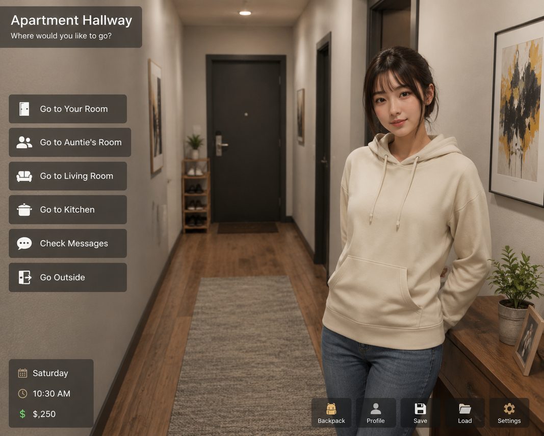 我的可爱表姐 欧美SLG 画面 5